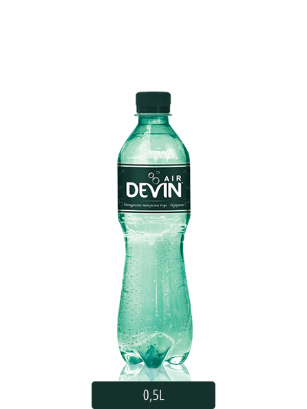 Devin - Apă minerala naturală carbogazificată 0.5L